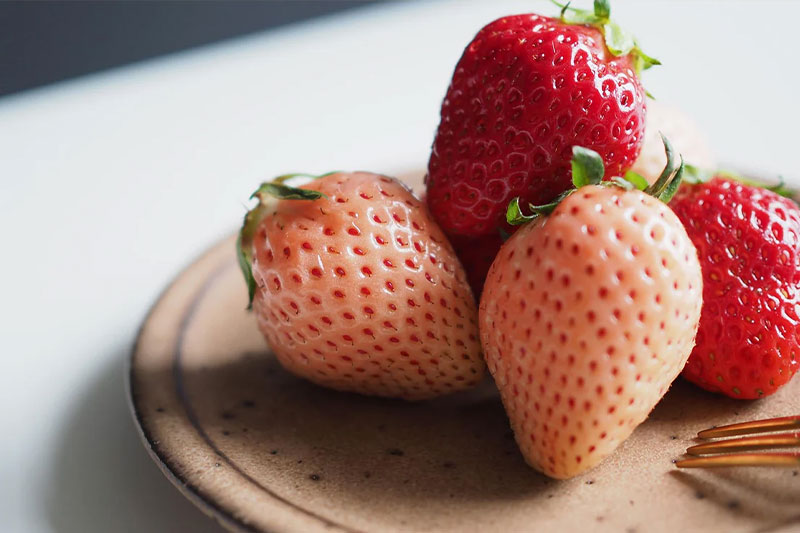 Mature Red Strawberries
